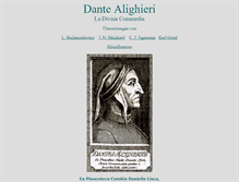 Tablet Screenshot of dantealighieri.dk