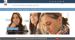 Desktop Screenshot of dantealighieri.org