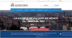 Desktop Screenshot of dantealighieri.com.mx